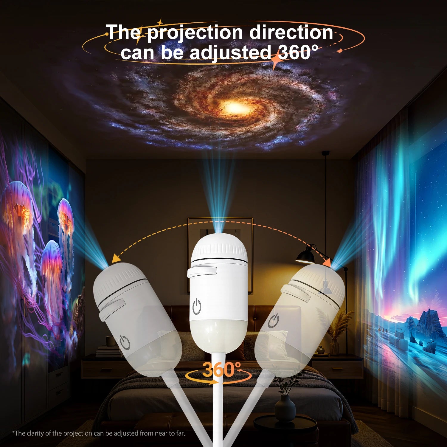 GalaxyGlow™ 2-in-1 Star Projector