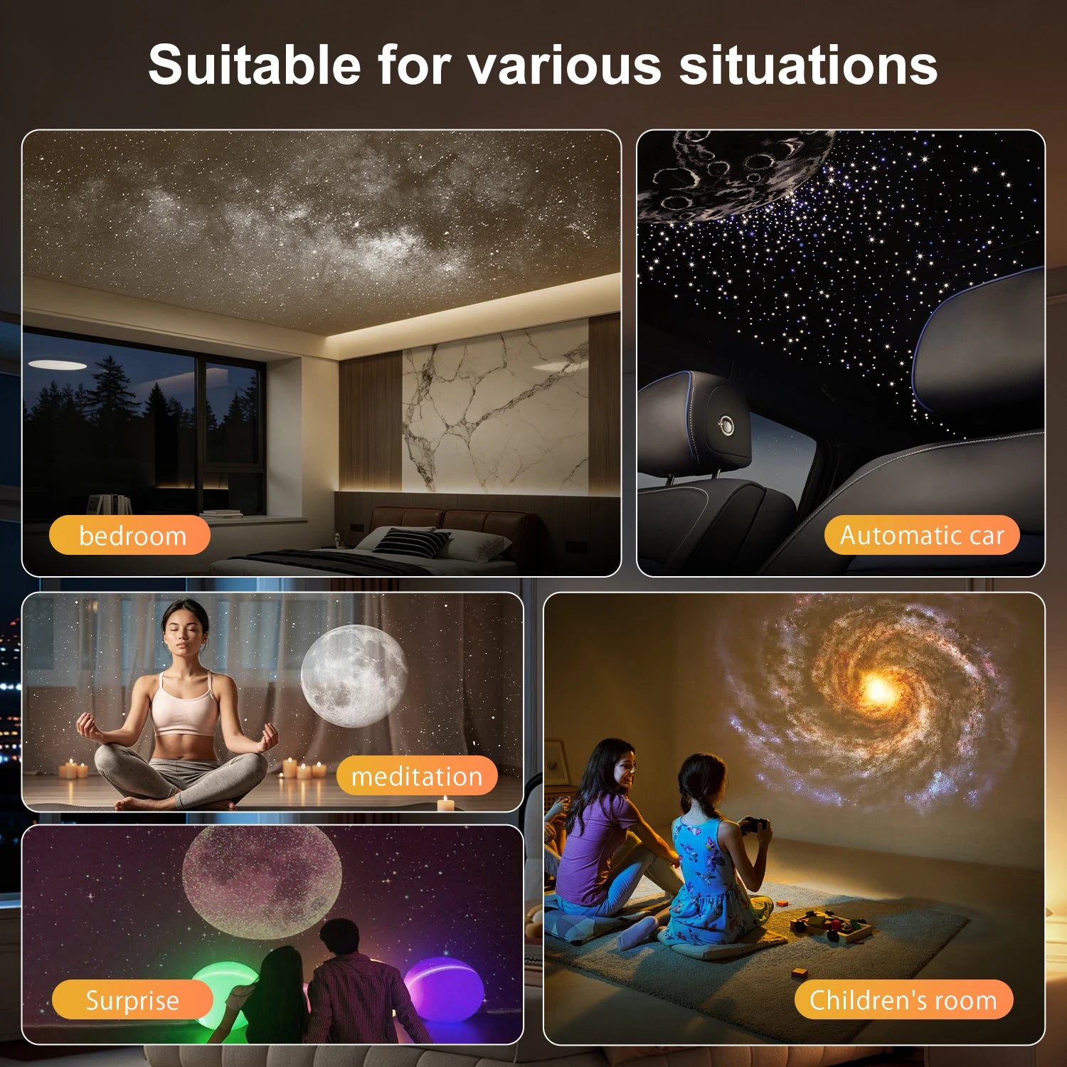 GalaxyGlow™ 2-in-1 Star Projector