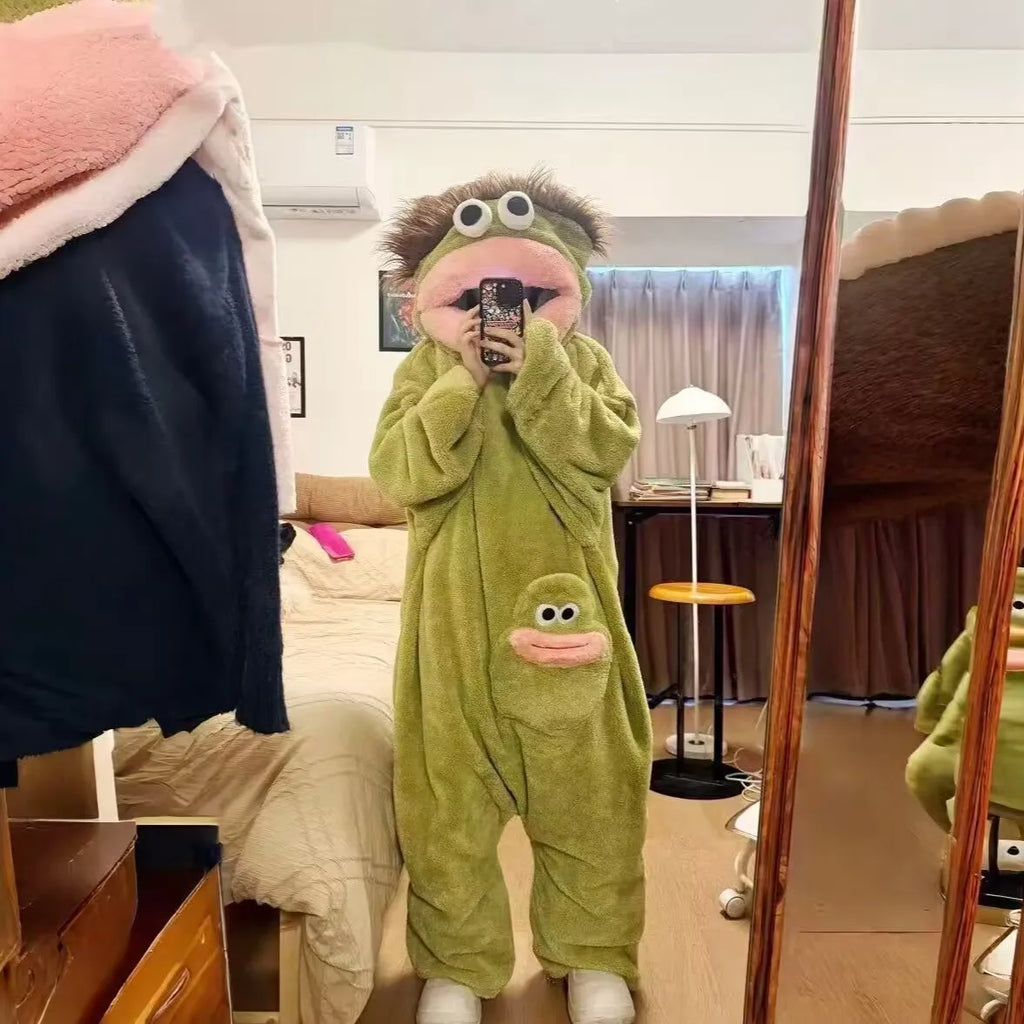 Big Mouth Monster Fleece Onesie