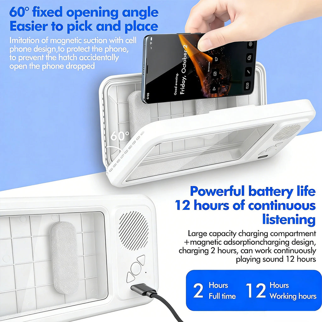 AquaBeat™ Waterproof Shower Phone Case